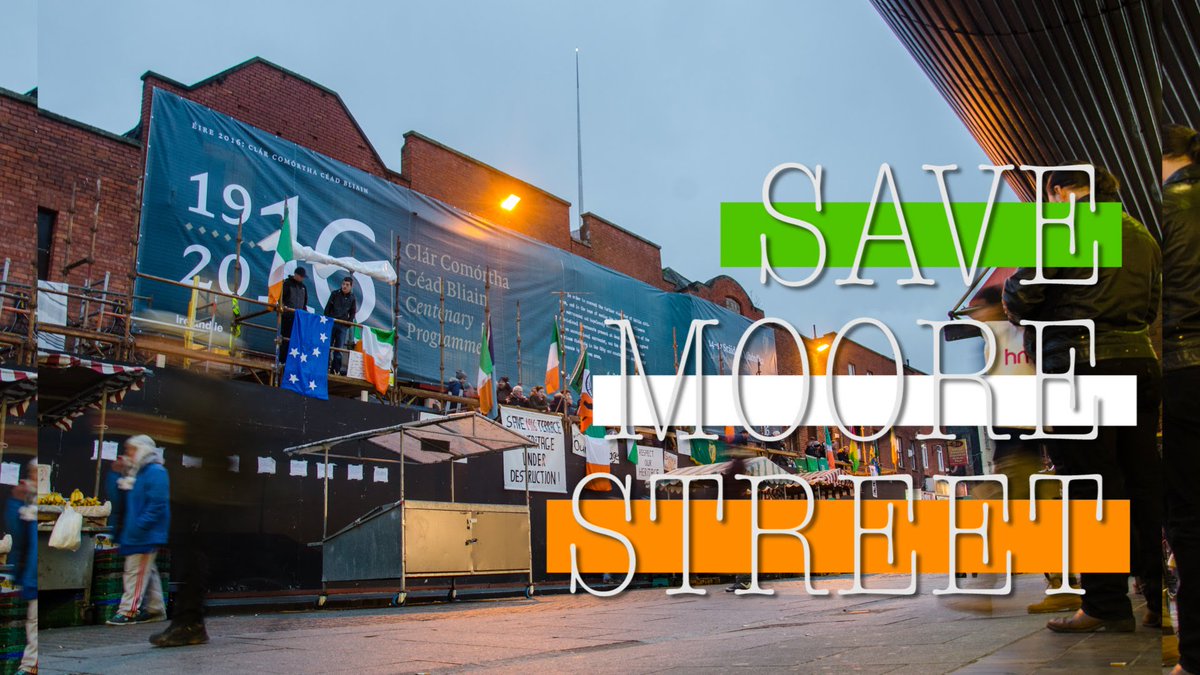 IrishRepubIic's tweet photo. Well done to all who helped defend the Moore Street Buildings and our heritage from destruction #SaveMooreStreet https://t.co/CL3tV7SYML