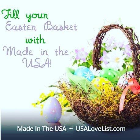 USAlovelist's tweet image. #Easter #BuyAmerican #lessjunk #morequality #easterbunny #easterbasket #madeinusa bit.ly/1LvMpvm