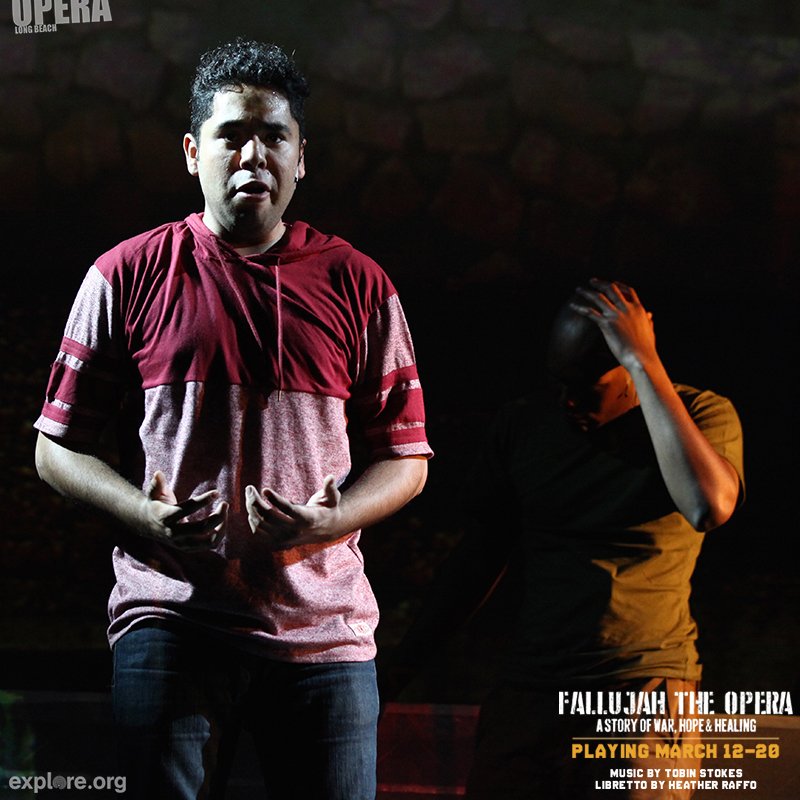 FallujahOpera's tweet image. Jonathan Lacayo describes opera as the "connection of human voice and human heart." explore.org/fallujah