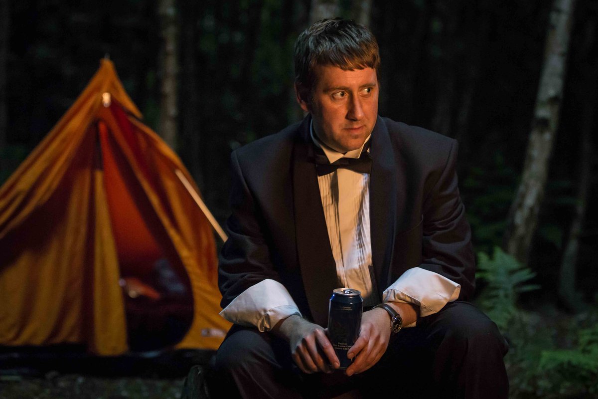 philszomszor's tweet photo. Finally caught up with the The-League-of-Gentlemen-esque #BBCStag - brilliant comic turn from @JimHowick https://t.co/X4DqkNvntX