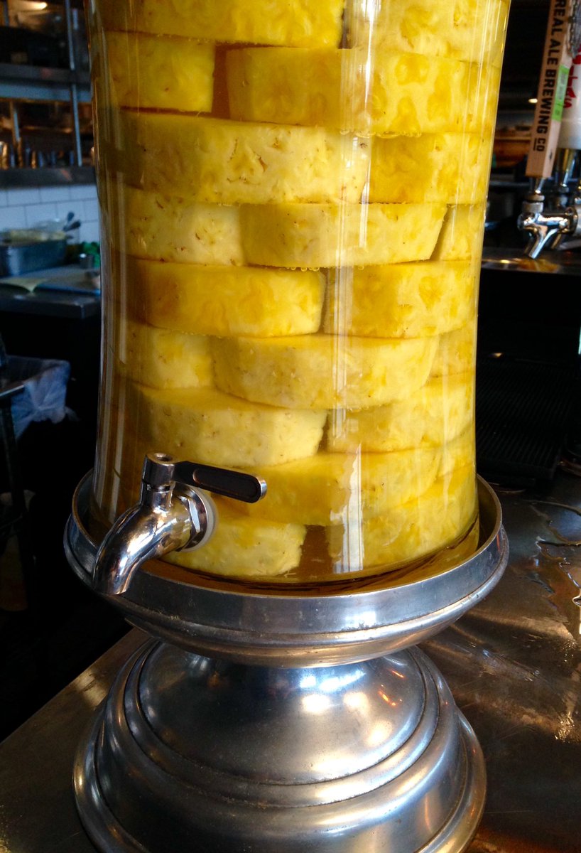 Liberty Mimosa made with sparkling wine and pineapple  infused vodka #LKHH  #libertykitchen #houheights #mimosa