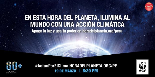 ClaroPeru's tweet photo. Este 19 de marzo todos tenemos un compromiso con el planeta. Tú, ¿qué harías para salvarlo? #ActúaPorElClima https://t.co/85y8c9zkaD
