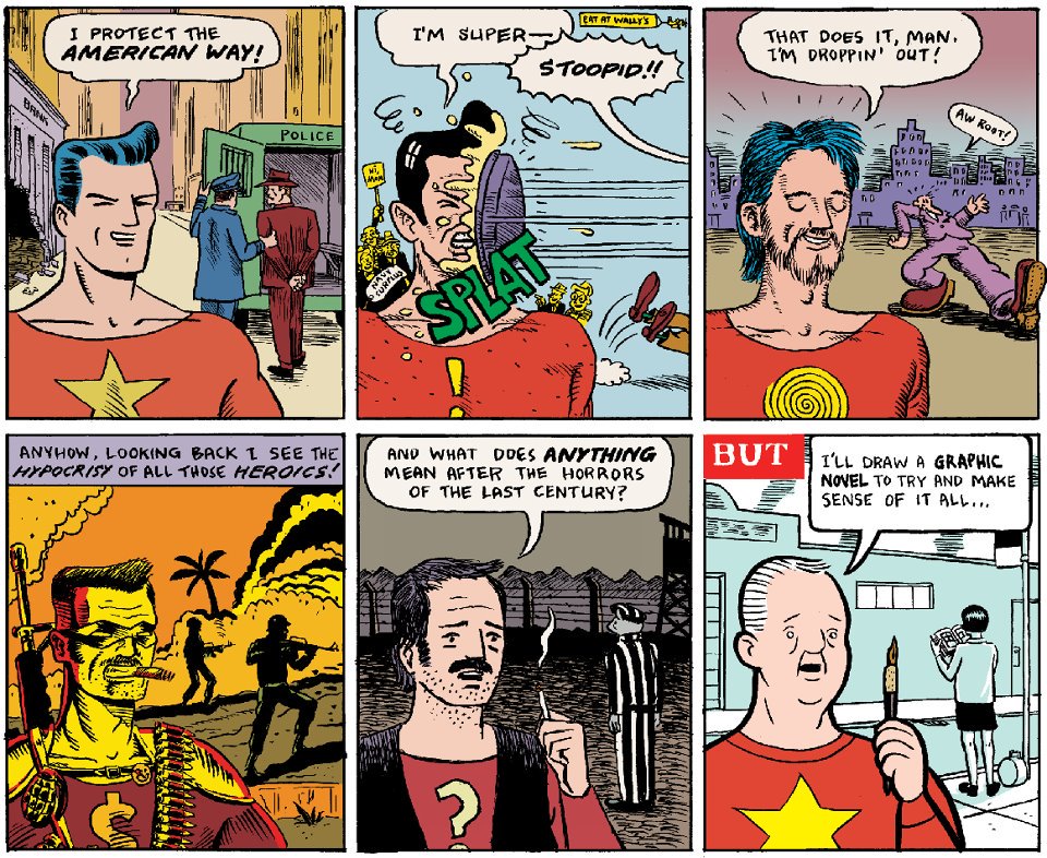 La historia del comic en 6 viñetas, por matt madden. me hago un cuadro ...