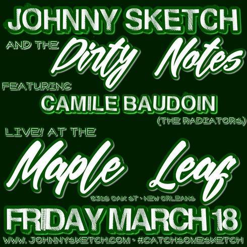 NewOrleansAndMe's tweet photo. #CatchSomeSketch tonight at the @mapleleafNOLA with @johnnysketch: https://t.co/vqGaYtIQKa #NOLA #ikNOLA #OakStreet https://t.co/VNClo5rHGg