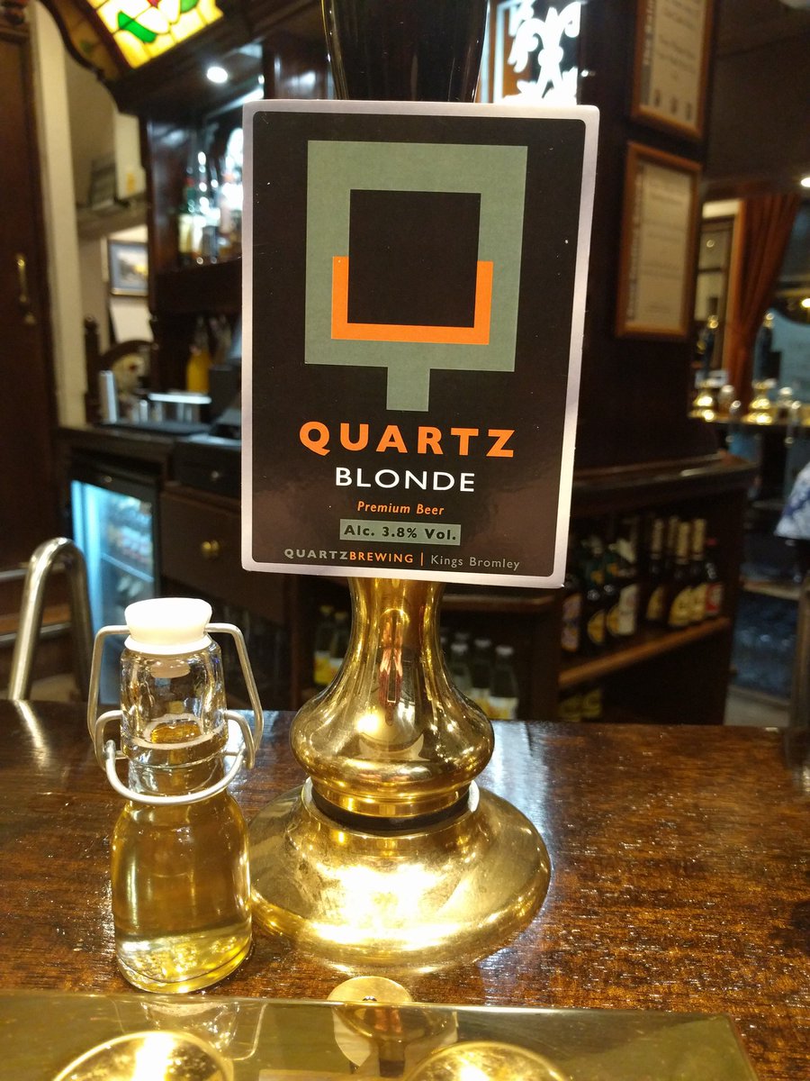 New on the bar from <a href="/Quartzbrewing/">Quartz Brewing</a> #salmoncraft #leicesterbeer
