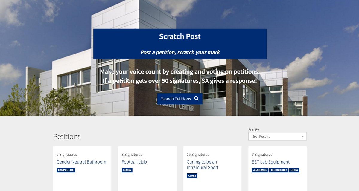 CollegePulse (@collegepulseapp) on Twitter photo We're excited to help the <a href="/SUNYPolyInst/">SUNY Polytechnic Institute</a> SA advocate for students! Check out Scratch Post at sunypoly.collegepulse.org. We're excited to help the <a href="/SUNYPolyInst/">SUNY Polytechnic Institute</a> SA advocate for students! Check out Scratch Post at sunypoly.collegepulse.org.