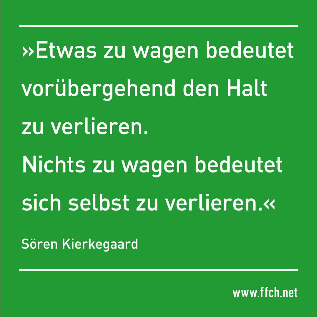 FFCHdotNET's tweet photo. Traut euch!! @all #FFCHdotNET #change #CHANGE2016 #Kierkegaard https://t.co/fvVpgE5Jyx