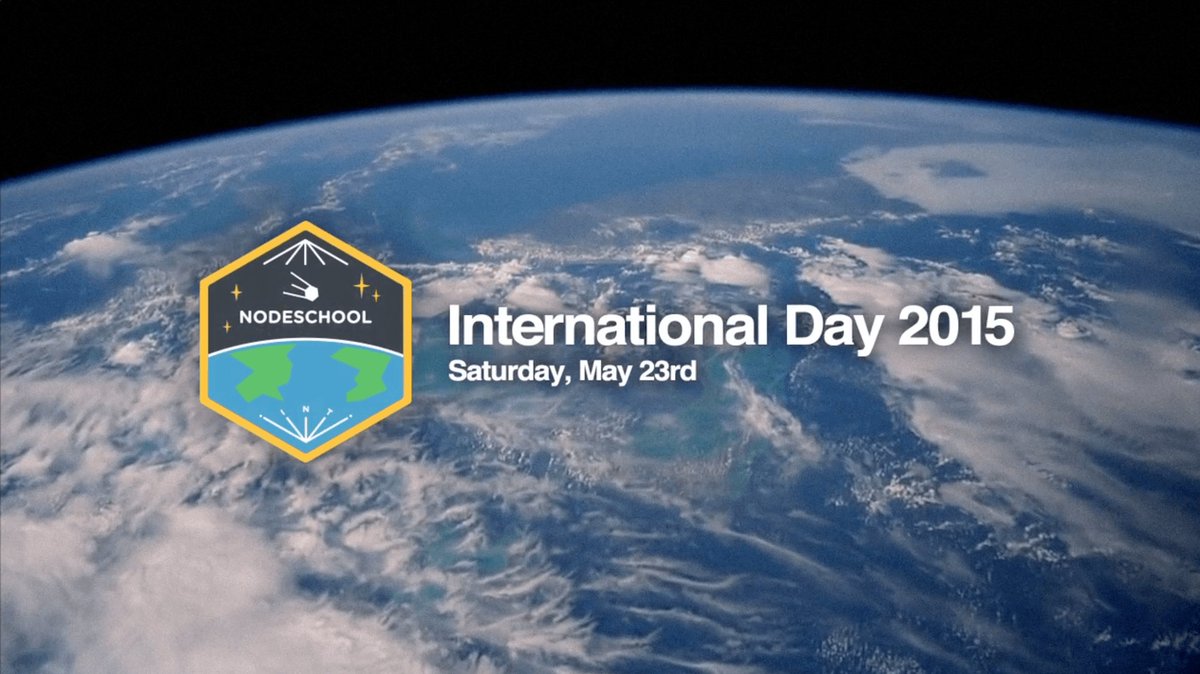 NodeSchool tweet media