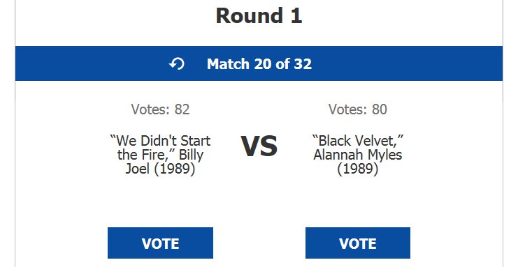 RossRaihala's tweet image. It's like Bush v Gore all over again.
#WorstSongEver
VOTE HERE: twincities.com/worstsong
