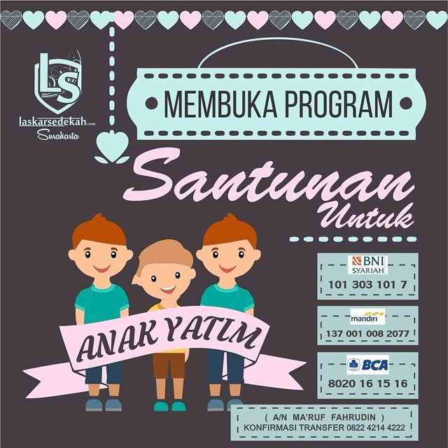 Mari bersyukur dan Berbagi Senyuman dg mereka yg sudah yatim | Info &amp; Donasi 082242144222 / 550831C8 | <a href="/SoloEvent_/">Event di Solo</a>