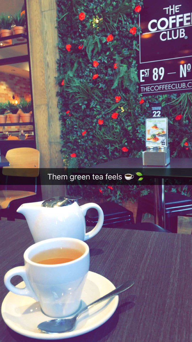 AggieSavili's tweet photo. Them Green Tea feels @thecoffeeclubnz - #Saturday #mylocal #LazyDay https://t.co/moNjDPCgmQ