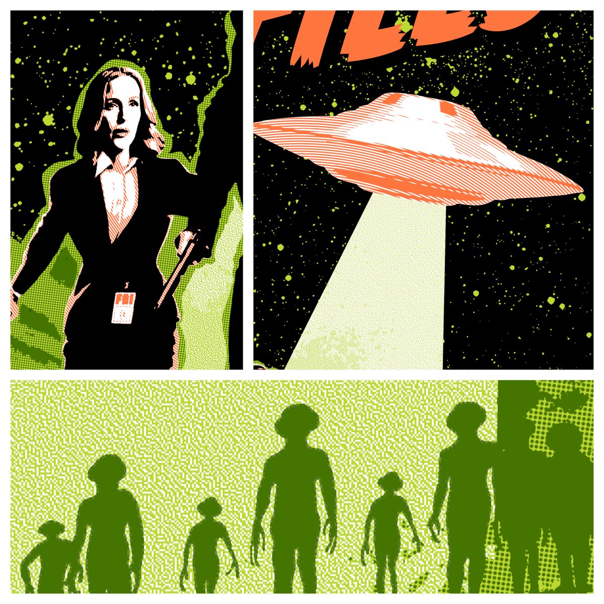 hificolor's tweet photo. #xfilesfriday Details from new The X-Files art. Stay tuned for the full reveal for Wonder Con. #iwanttobelieve https://t.co/KAnwC7DrKP