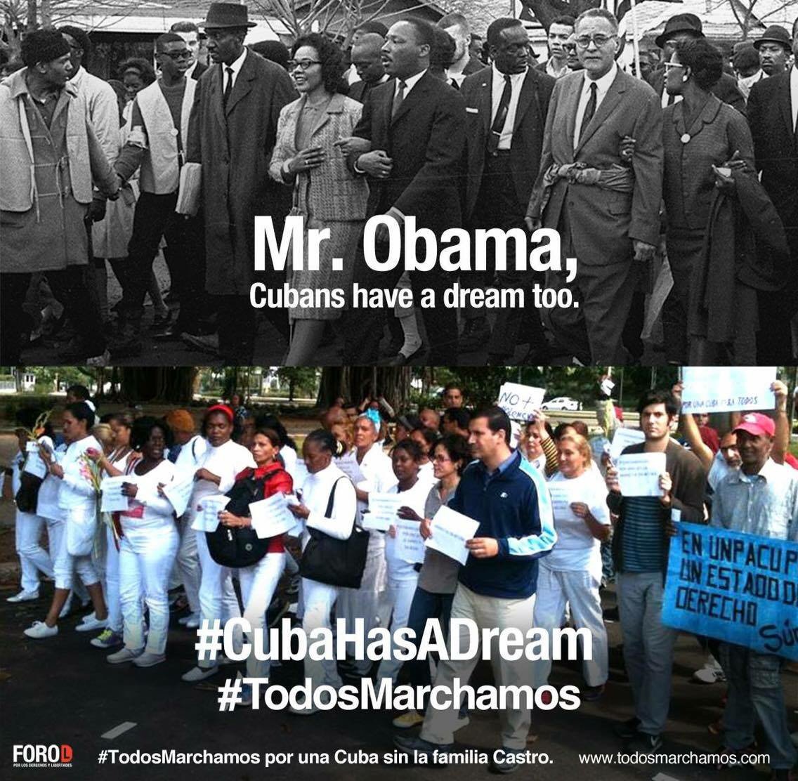 SOFTEL_Cuba's tweet photo. @potus #CubaHasADream too | #Cuba deserve #Human and #Civil rights. #NoCastro #TodosMarchamos #RenunciaRaulRenuncia https://t.co/kl5IrZ2ir0