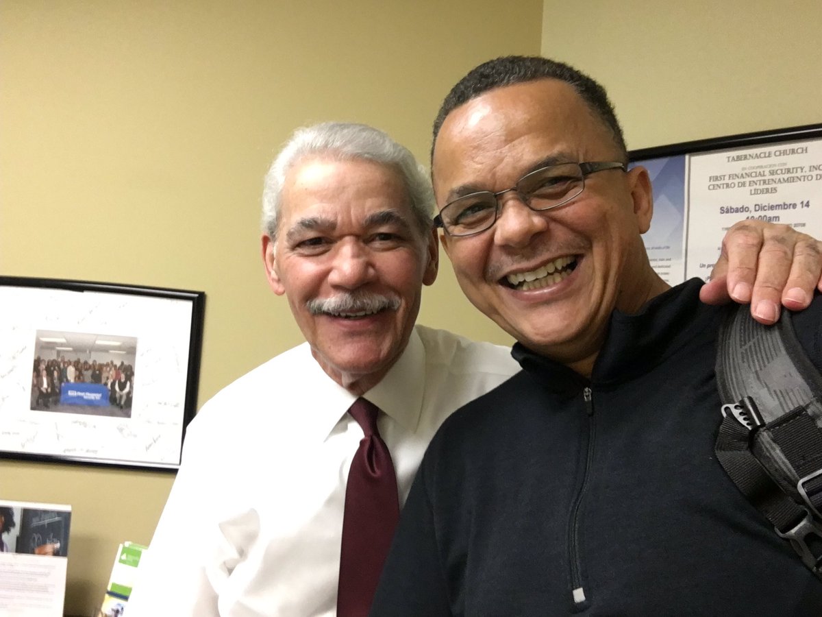 dmvstan's tweet photo. Ran into my mentor Dr. George C. Fraser in the DMV today. Your network is your net worth. #frasernet #NoMorelimits https://t.co/Kf0Q5o8Je3