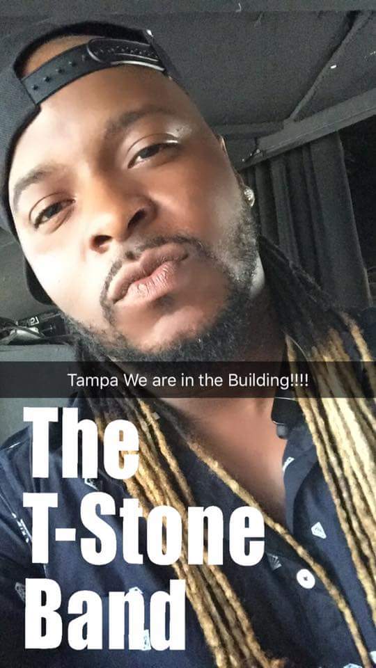 T-Stone is in the Building! Tonight use SNAPCHAT filter at the show! Post pictures All Night! Skippers Smoke House.