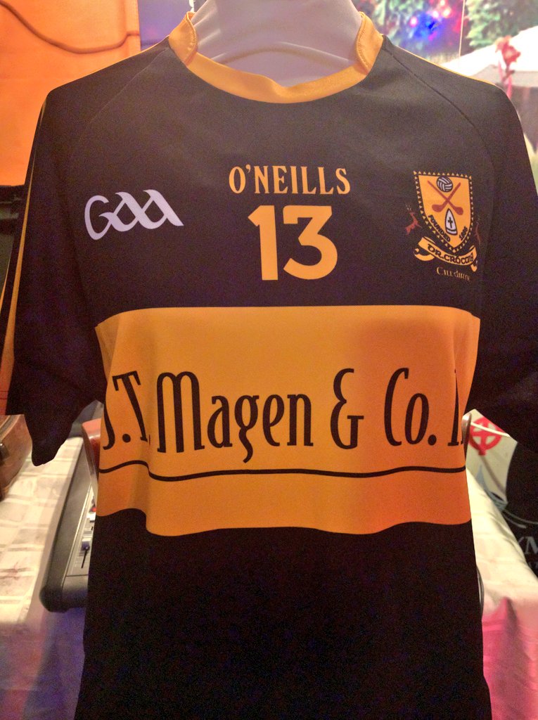 DrCrokesGAA's tweet photo. New jerseys sponsored by @JTMagen available in club shop and online store shortly https://t.co/z13CnMOu5J