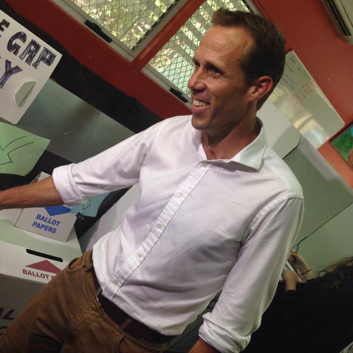 ebonycavallaro's tweet image. .@Rod4Bris has cast his vote! @9NewsBrisbane #bnevotes