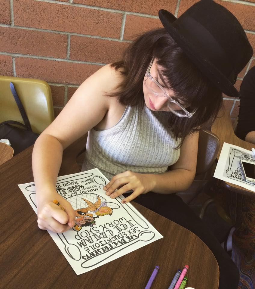 WE_DVC's tweet photo. Collective art as stress relief during midterms at the last meeting  <3 https://t.co/R9XJx8zYBX