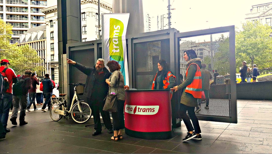 Arriving at Southern Cross Station today? Our Customer Info team &amp; <a href="/PTVofficial/">PTV</a> are on hand to help.