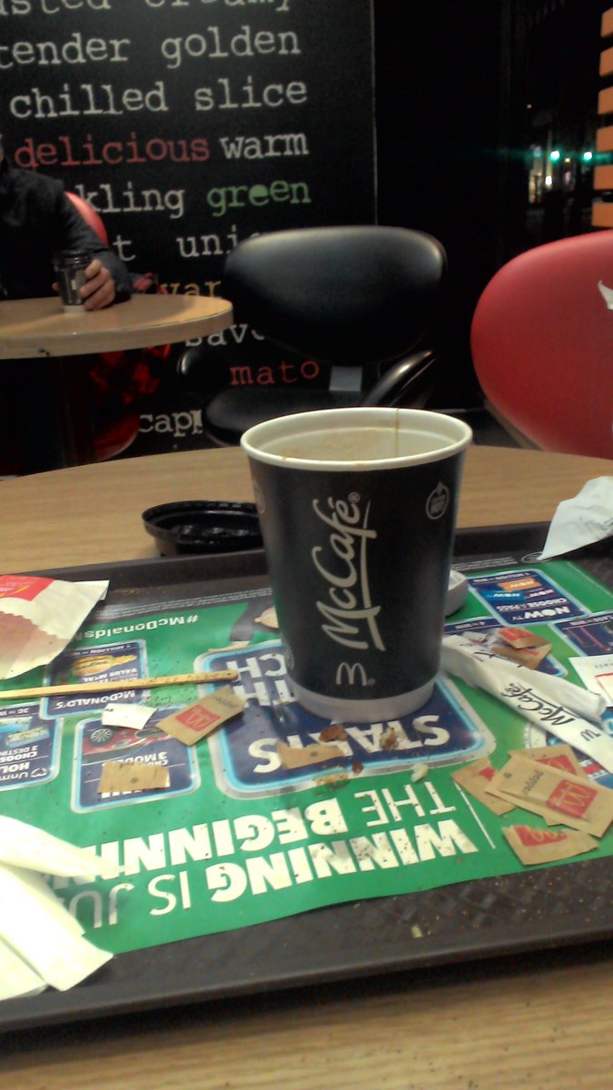 HannahC19's tweet photo. ' @dubskipper My morning wake up @McDonaldsUK Coffee but there Breakfasts are Horrible #yuk a #BuildersCafe better https://t.co/vRRq7gRYhn
