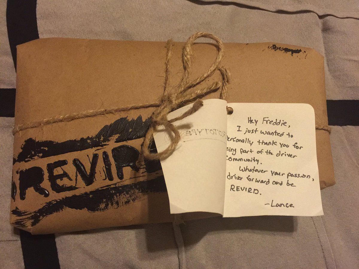ReallyFreddieJ's tweet photo. Thanks @LanceTheDriver1 @DRIVERREVIRD #REVIRD 👔🚗 https://t.co/TxneafMReZ
