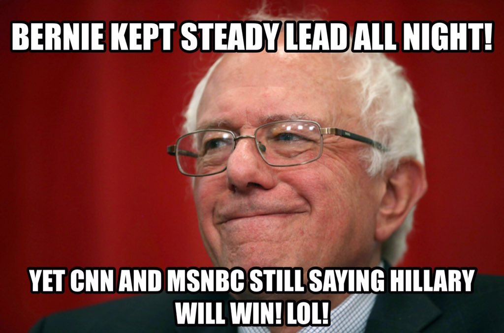 Miriam2626's tweet photo. #michiganstupset antitodal to a #hillary upset ! #stilbernie https://t.co/tZvwOgKxaH