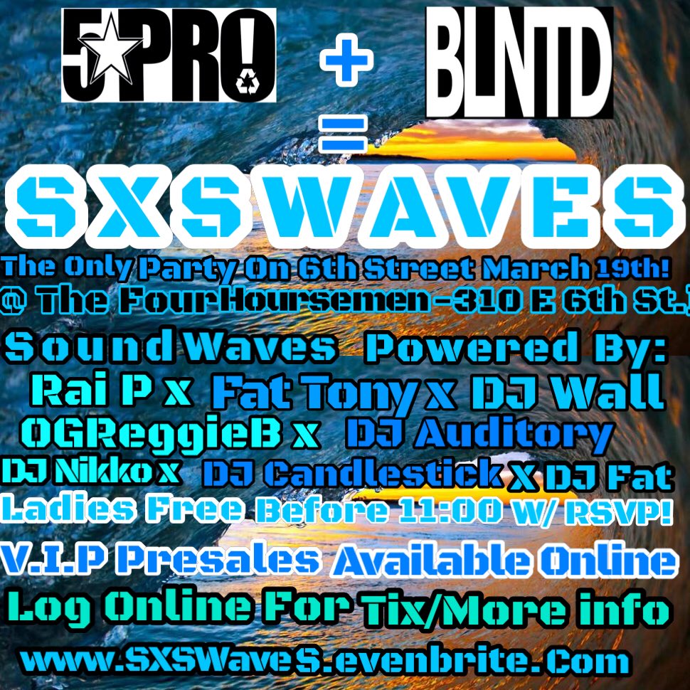 5StarproPromo's tweet photo. @emillebby #SxSWAVES | The Only Party on 6th St ! | RSVP at https://t.co/d4tbQWsPk7 | #5Starpro | #BLNTD |https://t.co/QZraVJl8eD