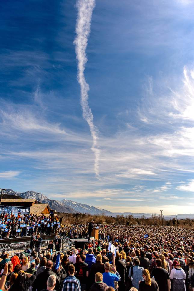 basspankai's tweet photo. #FeelTheBern #BernieinUtah Salt Lake City https://t.co/INkM7m6S0r