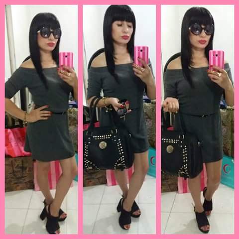 miajuana's tweet photo. Off shoulders grey dress... #fashion #fashionista #style #glam #ootd #outfitoftheday #selfie #dress #moda #pic #love https://t.co/xfgmAtElPn