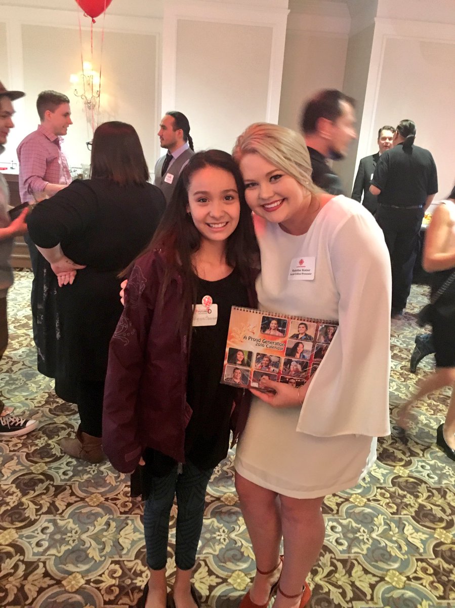 MadelineKotzer's tweet photo. Highlight of my #CBCFuture40 night! #brightlight #yqr #yxe #proudgeneration https://t.co/PeHh2ZlWKJ