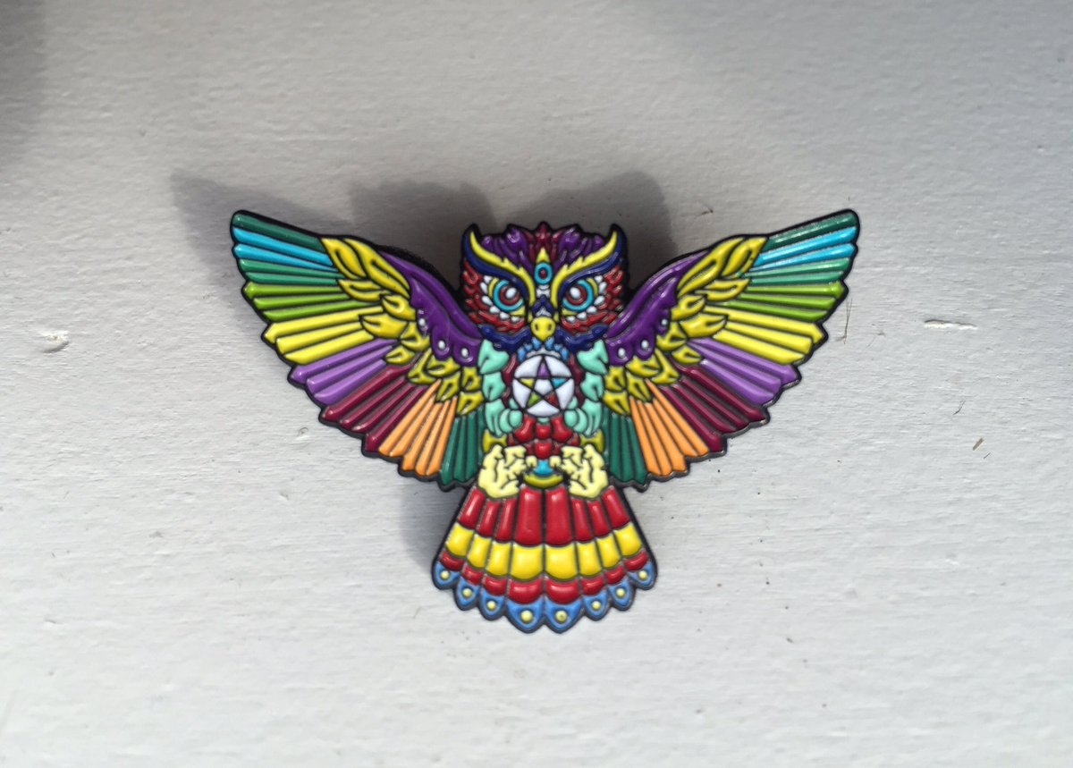 Only about 50 owl pins still available, they won't be made again.. Get one while you can, at ThirdMinded.com