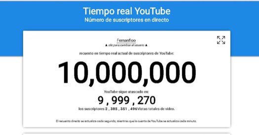Fernanfloo's tweet image. 10 MILLONES!!! 🔥🔥💥😱😱😎😎.