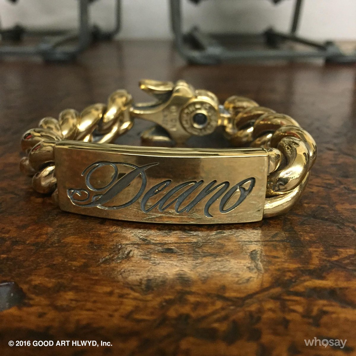 goodart's tweet photo. 22K gold, really makes everything better. #Model10Bracelet #Model10ID #baller https://t.co/tSwjCj3F2n