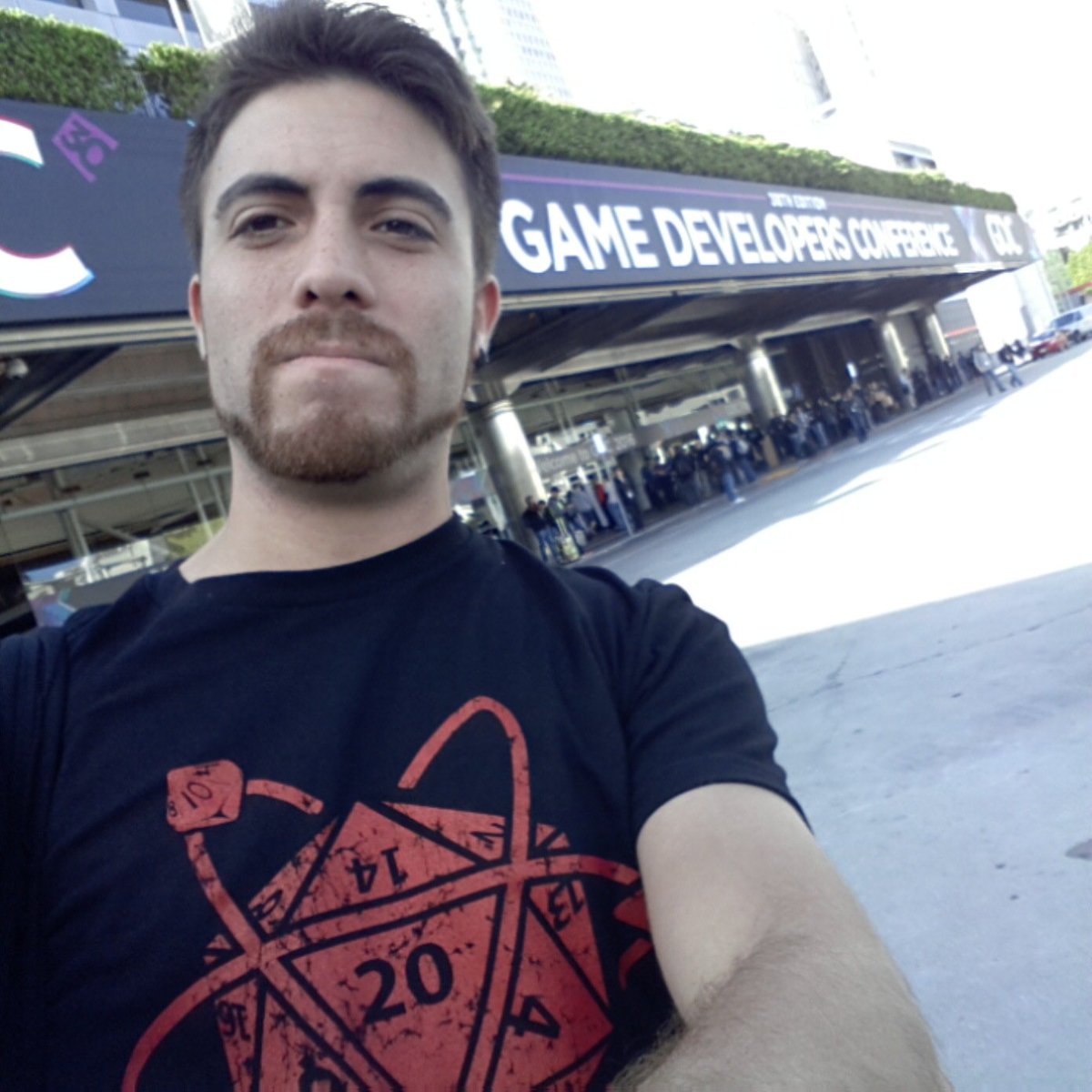 marianogamedev's tweet image. Bye #GDC16! This has been.. can't find words. So much cool people!! And the t-shirt was a success lol #guerrillatees