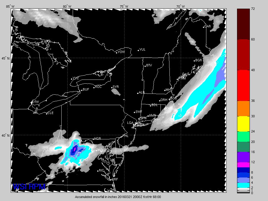 MPalmerwx's tweet image. 00Z RPM not impressed with #snow for I-95 corridor. Even the NAM doesn't show much. Waiting for GFS. #modelgames