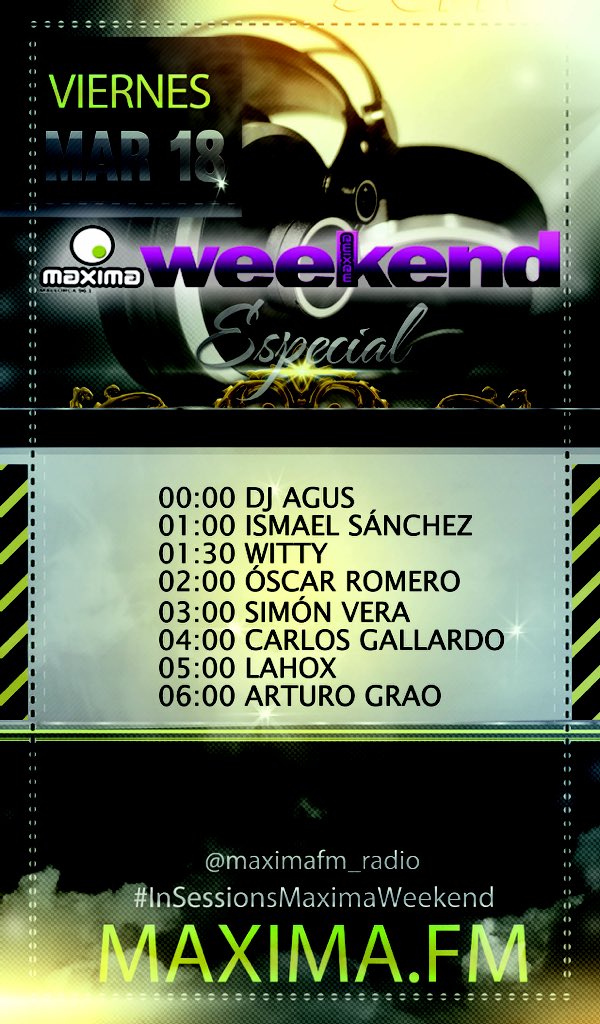 Los40Dance's tweet photo. #InSessionsMaximaWeekend
https://t.co/r4NIhHboYb

@iCarlosGallardo
Listen https://t.co/kvAvanDipL Go! https://t.co/YybLCs8kKw