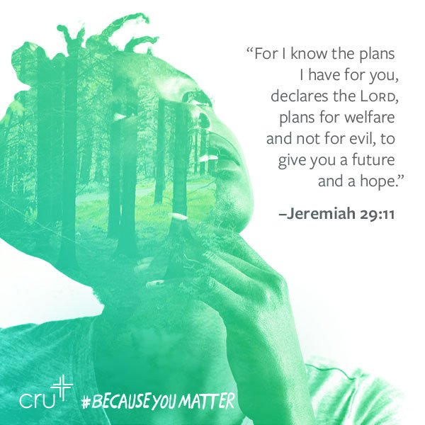 crutweets's tweet photo. "For I know the plans I have for you..." - Jeremiah 29:11 https://t.co/p5Gvh0xWCy