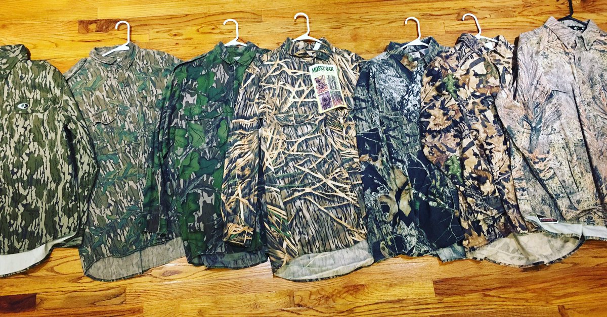 VJSinc's tweet photo. Celebrating 30 years of history with #MossyOak and VJ&amp;S. 1986-2016 
Can you name these patterns? https://t.co/qAwcxhfojI