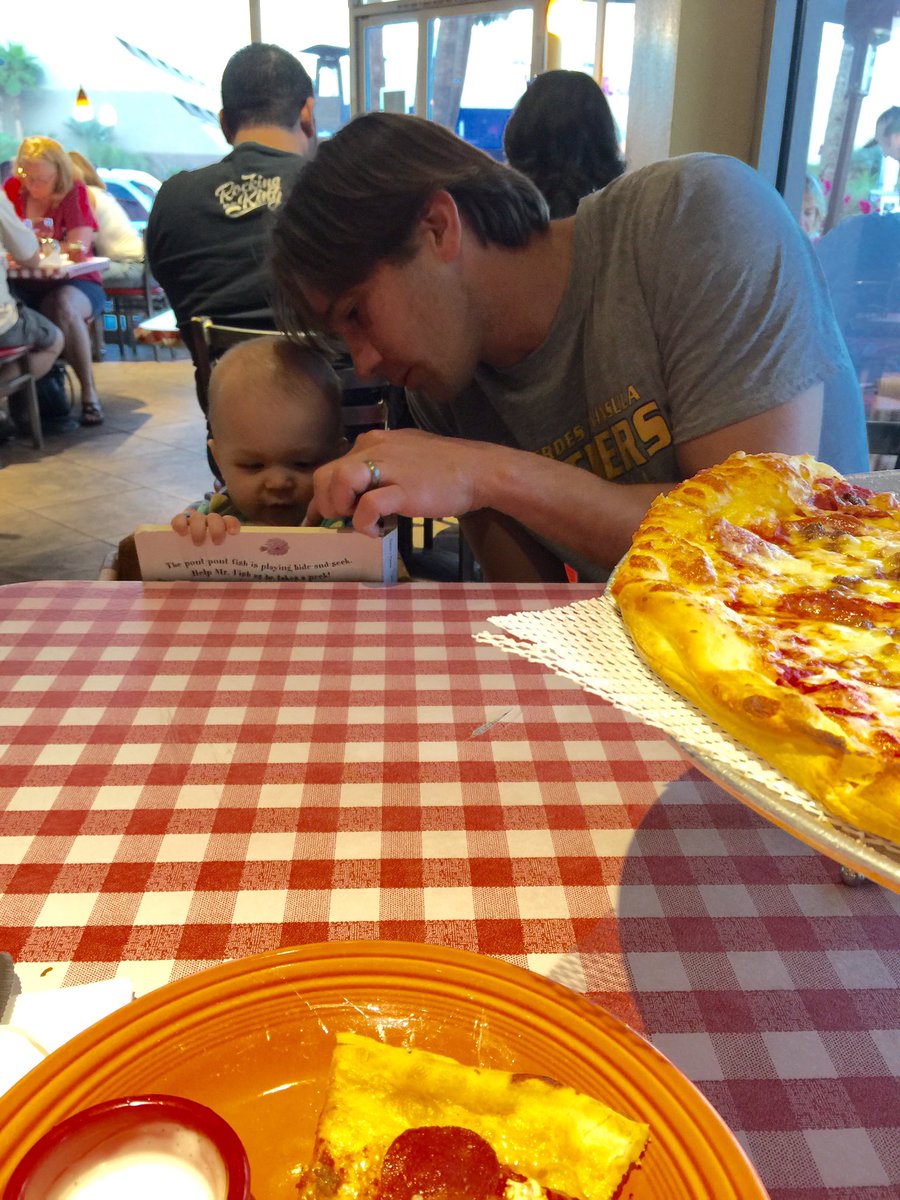 kariwanmer's tweet image. My dinner dates are a little bit distracted! @wanmer_michael putting passion into practice! #alwayseducating