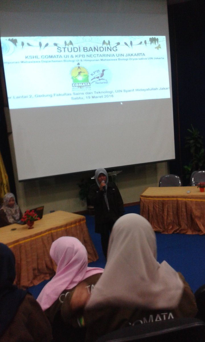 KPBNectarinia's tweet image. Kata sambutan dari koordinator @KPBNectarinia  @ekha_lian cc: @KSHLComata. #studbancomataUI