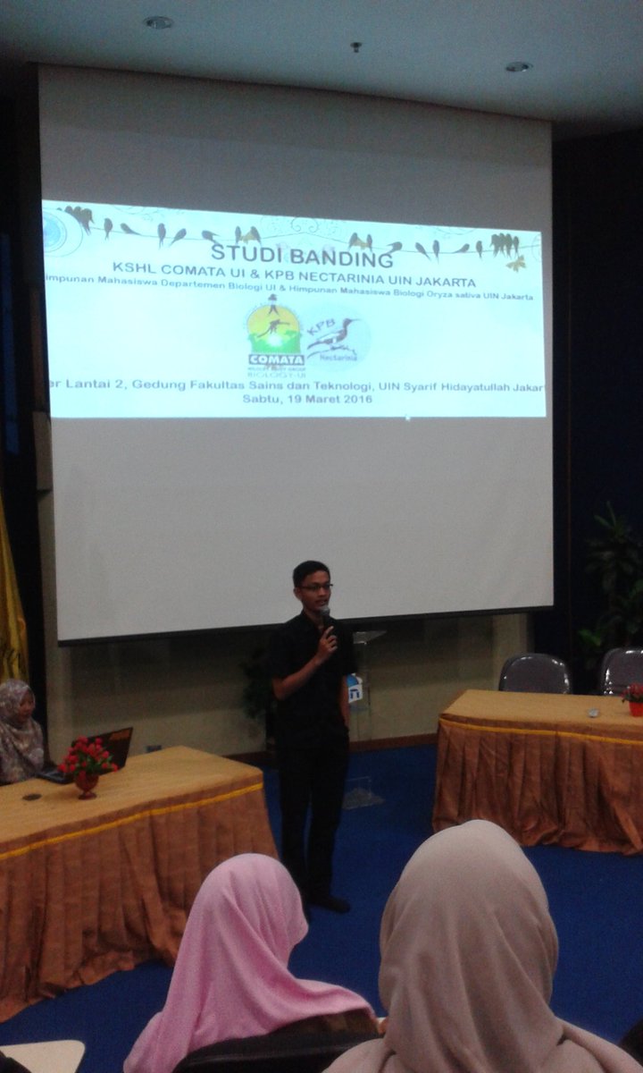 KPBNectarinia's tweet image. Kata sambutan dari Ketua HIMBIO Oryza sativa UIN Jakarta @maulmalikmaul