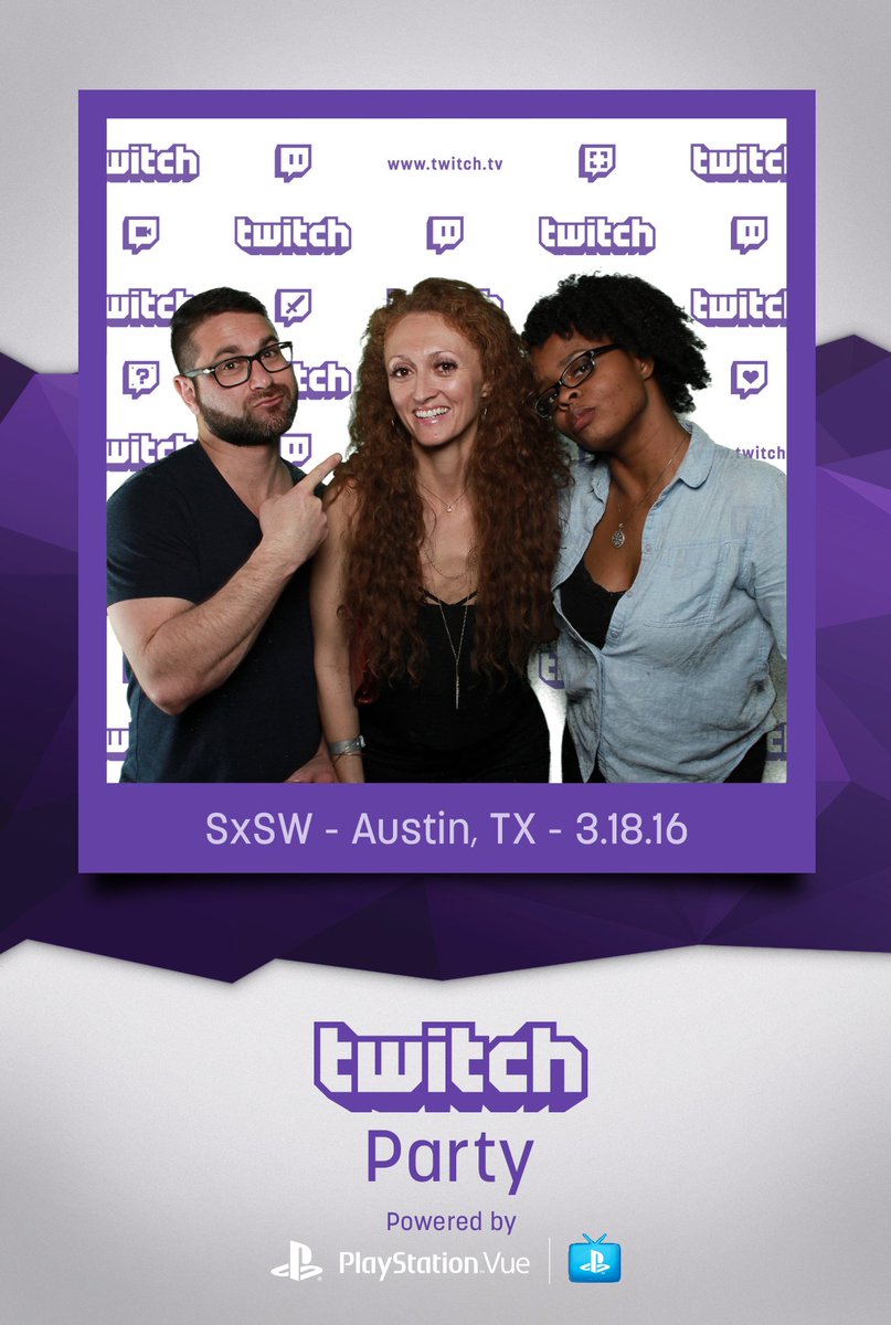 Thanks for attending Twitch Party Powered by Playstation Vue! #bleedpurple #Twitch