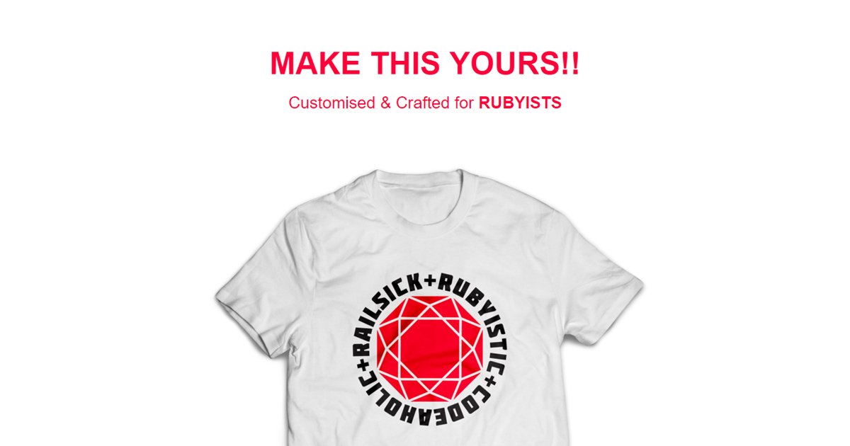 Cybrilla's tweet photo. While u register & collect awesome swags, winning this is a tweet away. Jus use #RubyThing @Cybrilla #RubyConfIndia https://t.co/kK9pnxkeFa