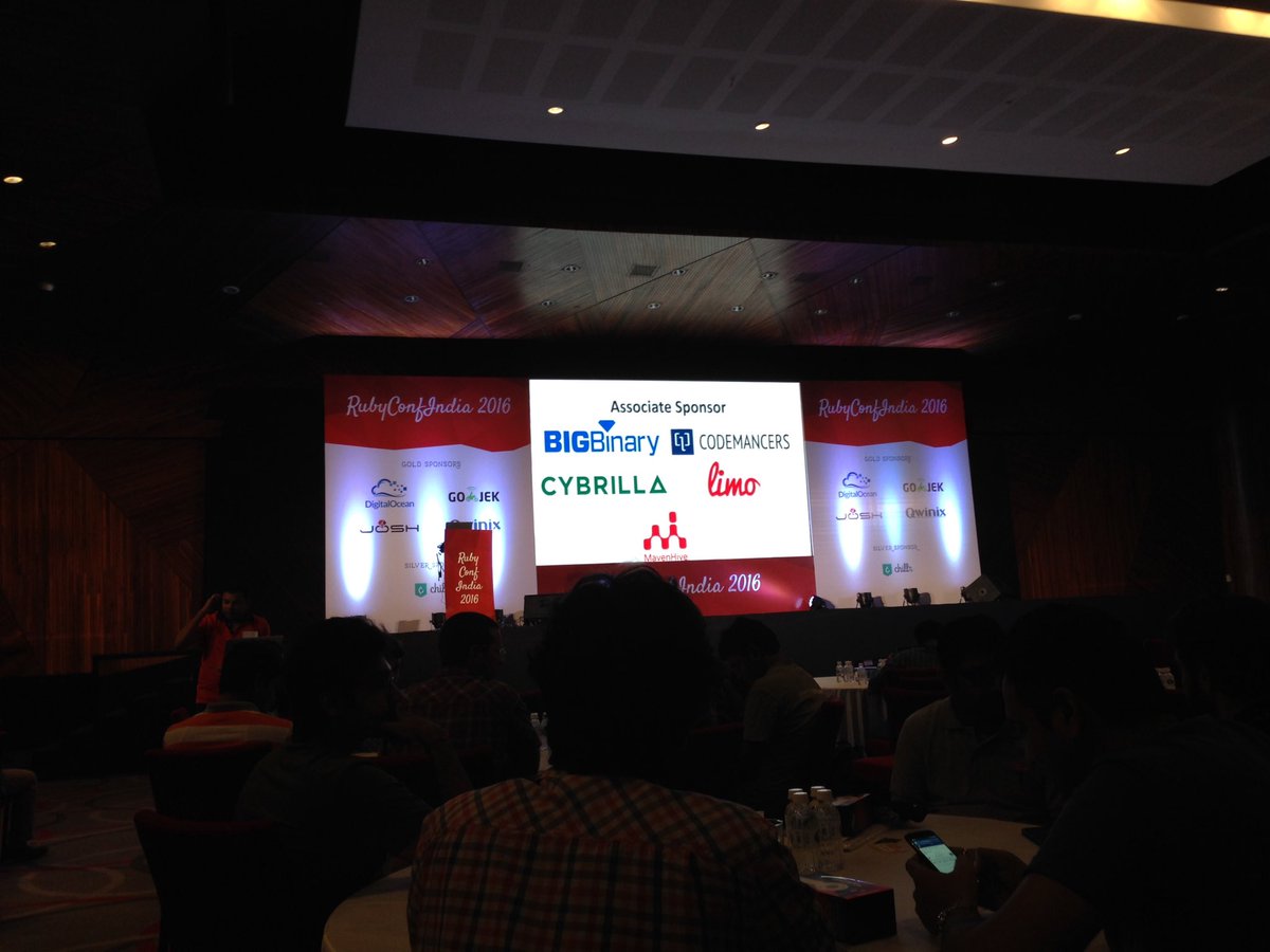 AnkitFamyial's tweet photo. Looking forward to an awesome keynote and talks #RubyConfIndia #kochi https://t.co/Zwbhu8ptN9