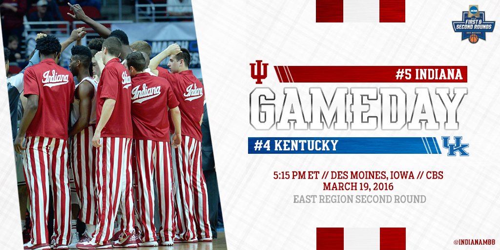 IndianaMBB's tweet photo. #BeatKentucky...

...#ForIndiana https://t.co/wtykq1qO8b