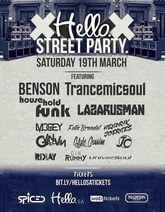 Where2PartyJhb's tweet photo. TONIGHT @MadisonRivonia #DontMissOut on The #HelloStreetParty FT- @HOUSEHOLDFUNK @Trancemicsoul @HelloSATweet &amp; MORE https://t.co/UiigkYD63S