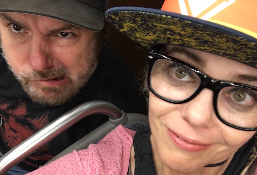 trasherella's tweet photo. Me & my best man #Tucson #BernieSanders #beerinvolved #streetcar #love #PublicTransit #ridingbackwards #luckyme https://t.co/aPjR24Ghkr