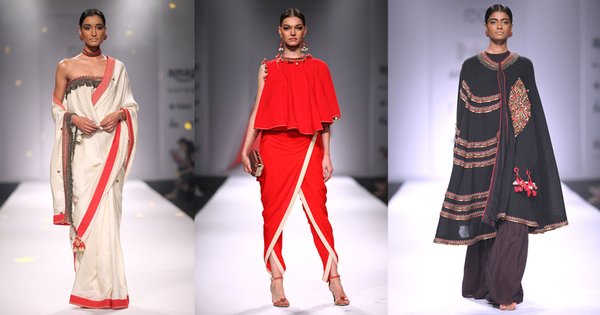 Check out the kediya inspired collection at <a href="/nikashaofficial/">Nikasha</a> F/W '16: bit.ly/1Z8BeuY  #AIFW