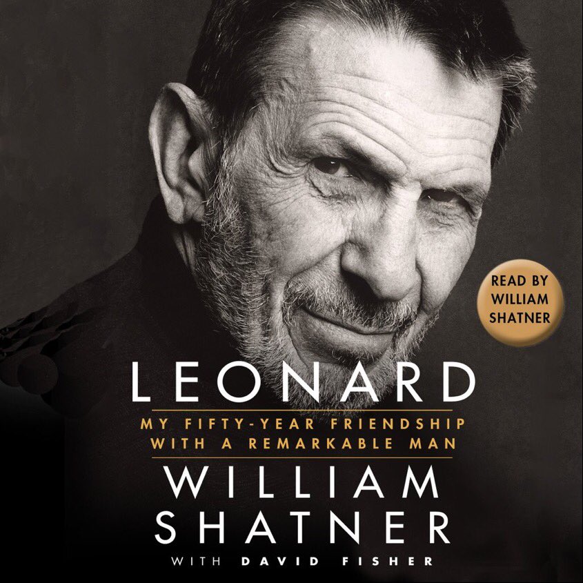 WilliamShatner's tweet image. US Residents: Enter for a chance to win a signed copy of my LEONARD audiobook! bit.ly/LeonardBkSweep…