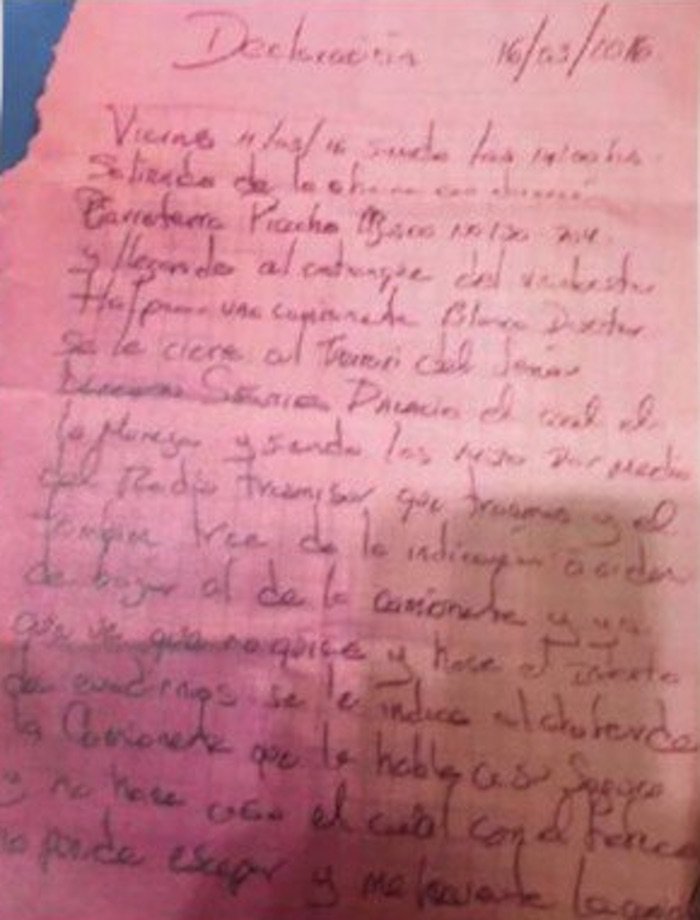 SinEmbargoMX's tweet photo. La carta póstuma de escolta culpa a #LordFerrari por la golpiza a conductor en Tlalpan https://t.co/y1BV8IqOHy https://t.co/OW5vxgpJEr